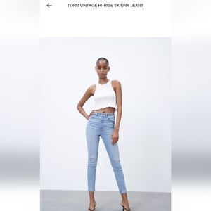 Zara skinny jeans